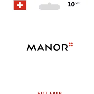 Buy Manor Gift Card 10 CHF SWITZERLAND - Instant Delivery | Aussui