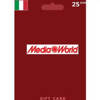 Buy Media World Gift Card 25 EUR ITALY - Instant Delivery | Aussui