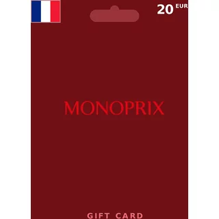 Buy MONOPRIX Gift Card 20 EUR FRANCE - Instant Delivery | Aussui