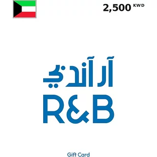 Buy R&B Gift Card 2500 KWD KUWAIT - Instant Delivery | Aussui