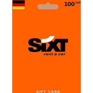 Buy Sixt Rent A Car (DE+AT) Gift Card 100 EUR GERMANY - Instant Delivery | Aussui