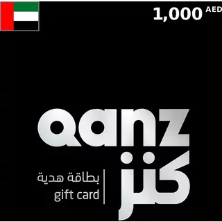Buy QANZ Gift Card 1000 AED UNITED ARAB EMIRATES - Instant Delivery | Aussui