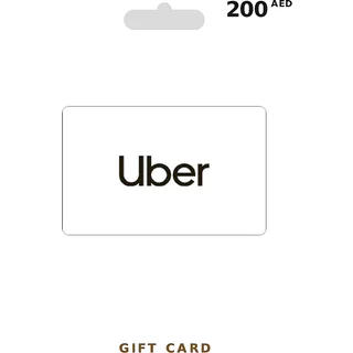 Buy Uber Rides Voucher Gift Card 200 AED GLOBAL - Instant Delivery | Aussui