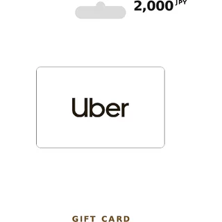 Buy Uber & Uber Eats Voucher Gift Card 2000 JPY GLOBAL - Instant Delivery | Aussui
