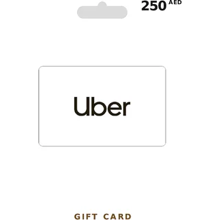 Buy Uber Rides Voucher Gift Card 250 AED GLOBAL - Instant Delivery | Aussui