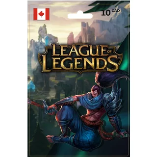 Buy League of Legends Gift Card 10 CAD CANADA - Instant Deli