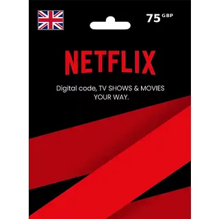 Netflix Gift Card 75 GBP (UK) – Instant Code | Aussui