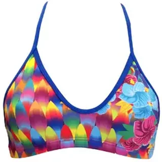 Women's swimsuit top Turbo Surf And Flower Pattern Mare