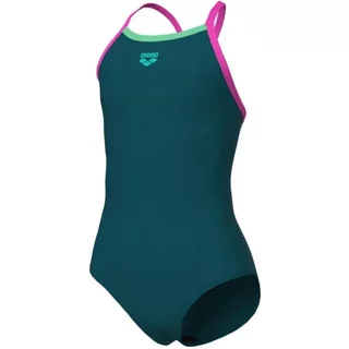 One-piece swimsuit for girls Arena Solid Light Drop