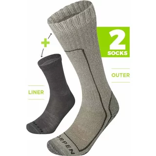 Merino wool socks Lorpen System Eco (x2)