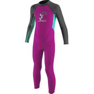 Baby girl full-zip back wetsuit O'Neill Reactor-2 2 mm