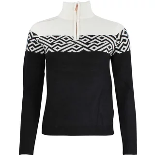 Women's 1/2 zip roll neck jumper Peak Mountain