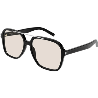 SAINT LAURENT Kobieta SAINT LAURENT SL 545 004 Okulary przeciwsłoneczne Acetat Brązowy Zielony Kwadratowy
