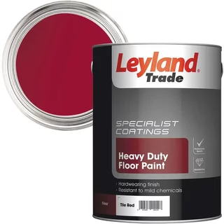 Leyland Heavy Duty Floor Paint Tile Red 5L