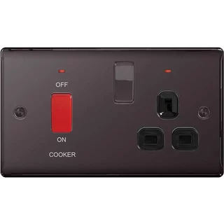 Bg Nexus Cooker Control Unit With Neon Black Nickel