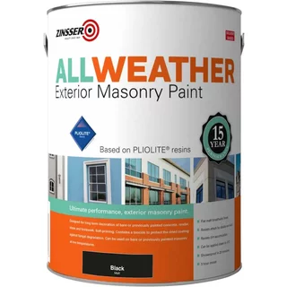 Zinsser All Weather Masonry Paint Black ZN7420003A1