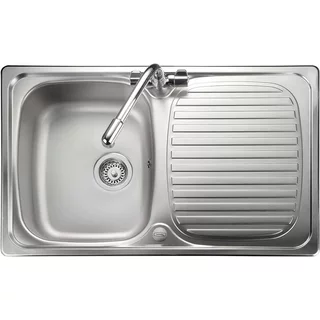 Leisure Compact 1.0 Bowl Sink 800 X 508Mm S/Steel 1Th Reversible