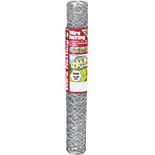 Chicken Wire Galvanised 25Mm 0.6 X 10M