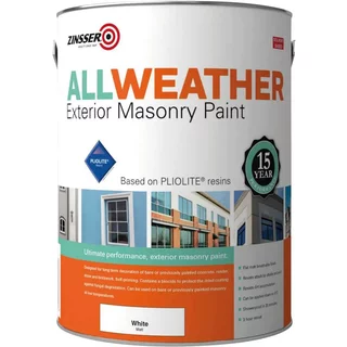 Zinsser All Weather Masonry Paint White ZN7420002A1