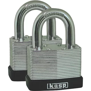 Kasp Keyed Alike Padlock Laminated 40Mm Pk2