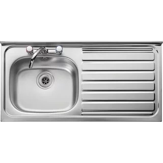 Leisure Roll Front Sink Rh 1000 X 600Mm S/Steel 2Th