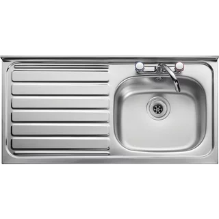 Leisure Roll Front Sink Lh 1000 X 600Mm S/Steel 2Th