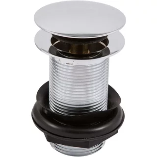 Press Top Basin Waste 1 1/4In Chrome Unslotted