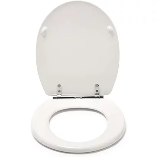 Croydex Lugano Toilet Seat Flexi Fix Soft Close White