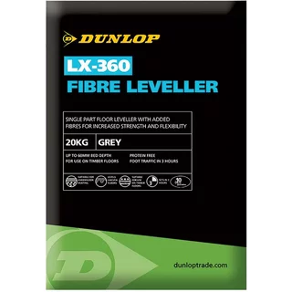 Dunlop Lx-360 Fibre Leveller Levelling Compound Grey 20Kg