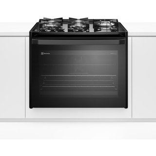 Fogão de Embutir 5 bocas Electrolux Preto Experience Mesa Vidro e Tripla Chama (FE5EP)