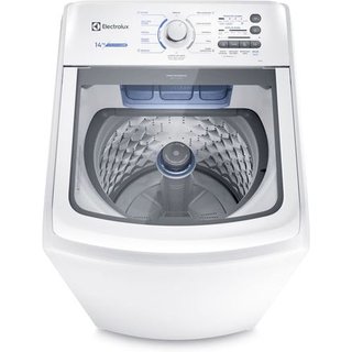 Máquina de Lavar Electrolux 14kg Branca Essential Care com Cesto Inox e Jet&Clean (LED14)