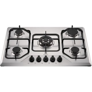 Cooktop 5 Bocas a Gás Electrolux Inox Experience Multi Chama e Grade Ferro Fundido (KE5XC) - Bivolt