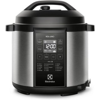 Panela de Pressão Elétrica Electrolux por Rita Lobo 6L Preta Experience Digital (PCC20)