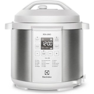 Panela de Pressão Elétrica Electrolux por Rita Lobo 6L Branca Experience Digital (PCC21)