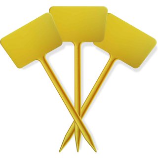 7.5" (19cm) Angle Head Plastic Plant Labels