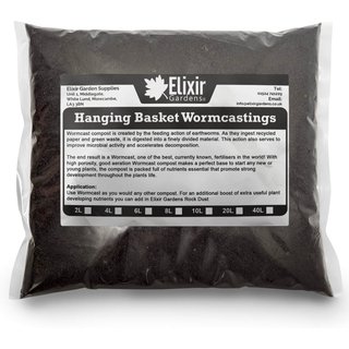 Hanging Basket Worm Castings Compost