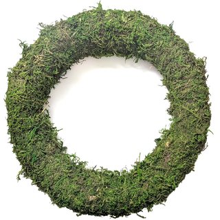 10" Moss Effect Wreath Rings