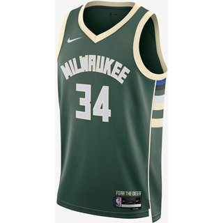 Regata Nike Milwaukee Bucks Icon Edition 2022/23 Masculina