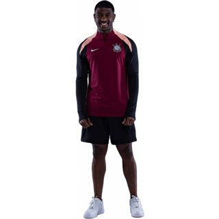 Camisa Corinthians Manga Longa Nike Strike 2026 Treino Masculina