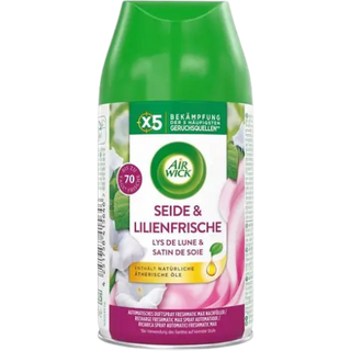 Airwick Freshmatic Silk & Lily Freshness Profumatore per Ambienti Automatico Ricarica – 250 ml