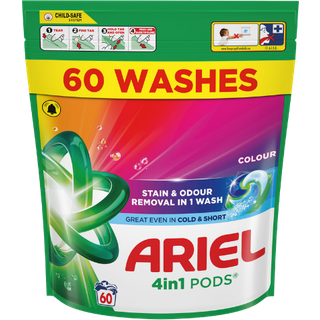 Ariel 4 in 1 Colour Capsule Detergenti Per Bucato - 60 pz
