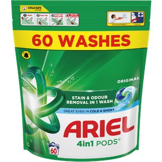 Ariel 4 in 1 Original Capsule Detergenti Per Bucato - 60 pz