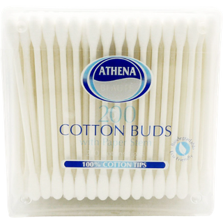 Athena Beauté Bastoncini di cotone - 200 pezzi