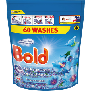Bold 2-in-1 Spring Awakening Capsule Detersivo Lavatrice - 60 Pezzi