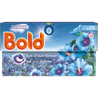 Bold Spring Awakening Laundry Detergent Pods - 38 pcs