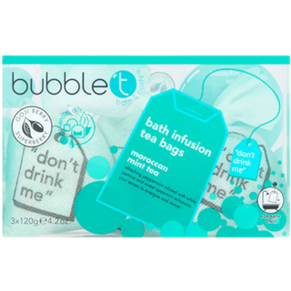 Bubble T Infuso da bagno alla menta marocchina in bustine – 3 x 120 g