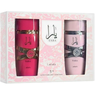 Lattafa Variety by Lattafa YARA EAU DE PARFUM SPRAY 3.4 OZ & YARA CANDY EAU DE PARFUM SPRAY 3.4 OZ for WOMEN