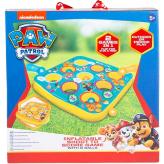 Nickelodeon Paw Patrol Bersaglio gonfiabile e gioco con pallina