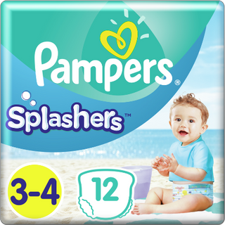 Pampers Pannolini da nuoto Splashers taglia 3-4 (6-11 kg) - 12 pezzi