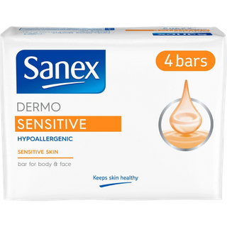 Sanex Dermo Sensitive Saponi in panetti ipoallergenici – 4 x 90 g
